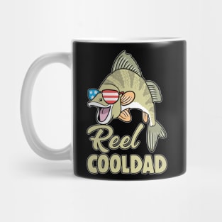 Real Cooldad Dad Bass Fishing Fisherman Mug